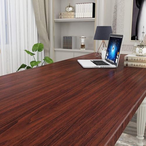 Livelynine Wood Wallpaper Peel and Stick Countertop Waterproof Wood Grain Contact Paper for Countertops Desk Kitchen Counter Top Vinyl Wrap Self Adhesive Cabinet Covering Laminate Sheets 15.8x78.8