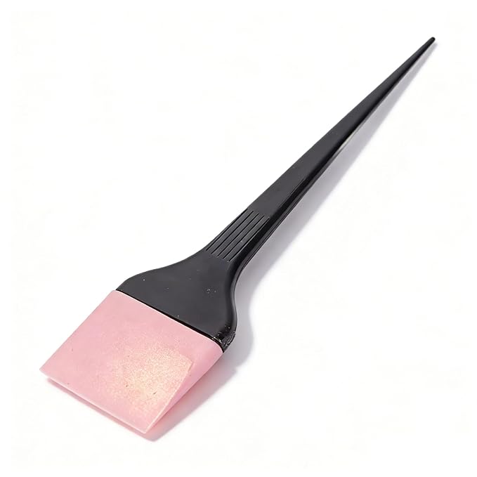 Hair Dye Brush Hair Dye Applicator Brush, Long Handle Hair Color Brush Professional Salon Hair Color Brush Soft Silicone Hairdressing Tinting Brush 1.77 x 8.86in for Hair Salon