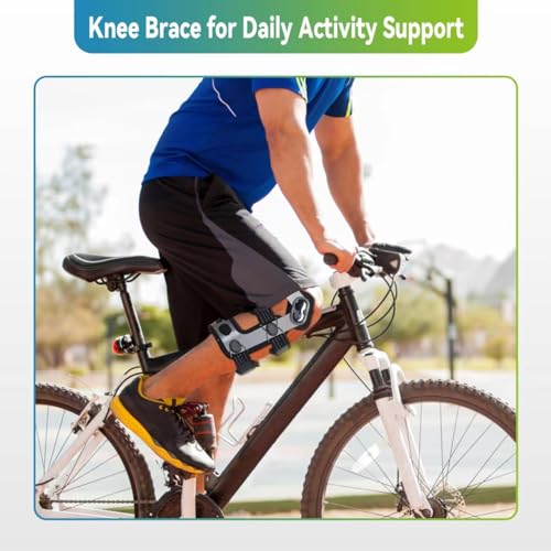 ACL Knee Brace for MCL PCL Meniscus Ligament Sports Injuries, Adjustable Hinged ROM Orthopedic Knee Orthosis for Men & Women (XXL/Right)