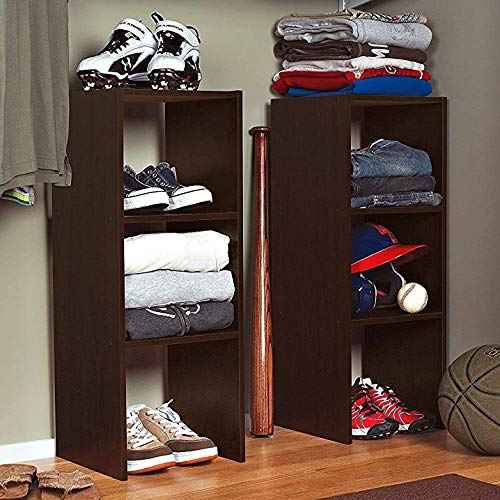 ClosetMaid 8956 Stackable 31-Inch Vertical Organizer, Espresso