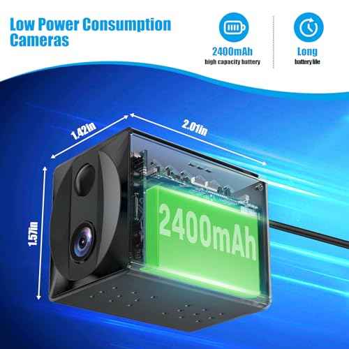 5G WiFi Hidden Spy Camera - 4K HD Indoor Security Cam, AI Motion Detection, Long Battery Life, Night Vision, Wireless Mini Cameras for Home/Baby/Pet (Camera)