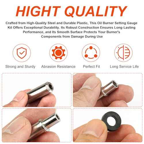 Medium Steel Nozzle Combo Pack Compatible with Siphon Sandblasting Guns, Siphon Sand Blast Gun Nozzle Tip Parts Enhance Sandblasting Power & Boost Efficiency, Providing a Superior Performance Upgrade
