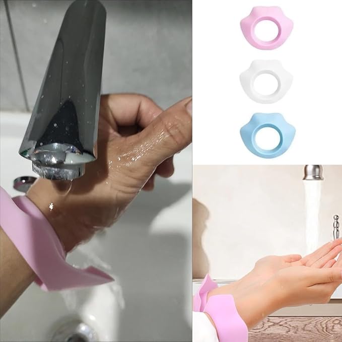 6 Pack Waterproof Face Wash Wristbands Silicone Arm Wrist Towels Arm Water Guards Spa Wash Band Wrist Bands for Washing Face Girls Kids Children Prevent Water from Spilling Down Your Arms
