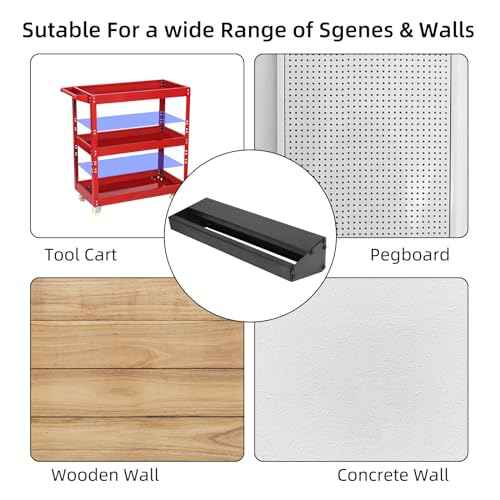 Metal Hammer Holder, Hand Tool Organizer Wall Mount Storage Rack Organizer for Workshop, Shed, Garage (Hammer Holder)