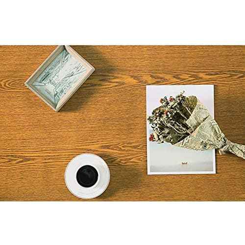 Dark Yellow Wood Grain Peel Stick Film Wallpaper Countertop Paper Vinyl Funitures Dresser Drawer Stickers,15.8inch by 79inch