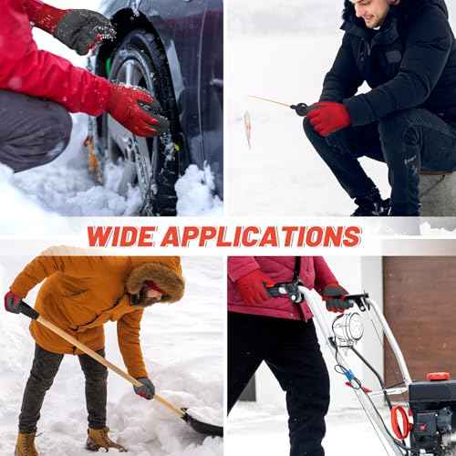 Winter Work Gloves Thermal Insulated Work Gloves Freezer Gloves Waterproof Foam Latex Coated Gloves for Men Women