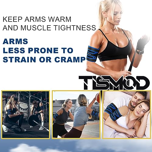 Bicep Tendonitis Brace Compression Sleeve Support,Upper Arm Brace Bicep Support Bands for Pain Relief, Muscle Strains Triceps & Bicep Wrap for Men Women