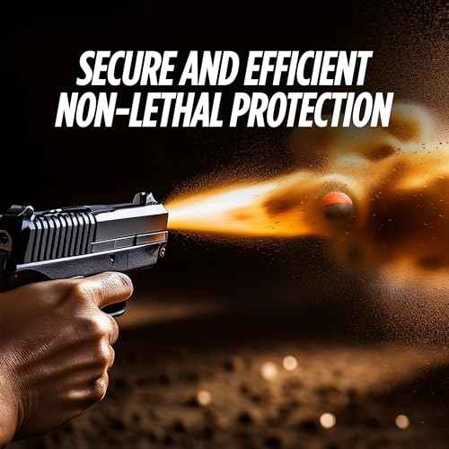 68 Caliber Self Defense Balls, Powerful Irritant Formula, 68 Caliber Pepper Balls for Non Lethal Protection, OC Spray Balls for Maximum Strength