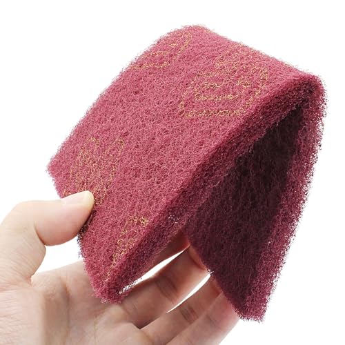 Litoexpe 6 Pcs 7447 Fine General Purpose Scuff Pads Sanding Hand Pads for Paint Prep, Scuffing, Scouring, Sanding