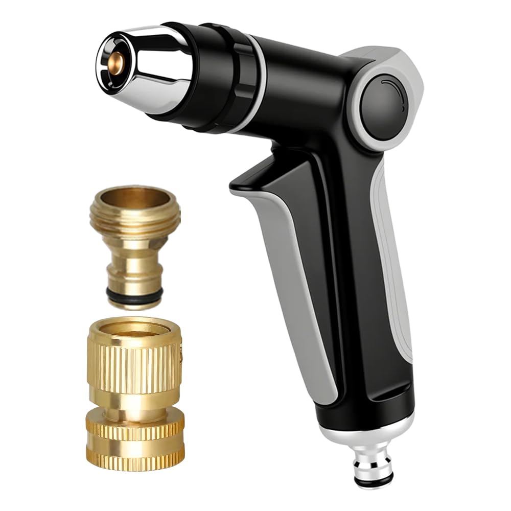 Hose Nozzle High Pressure, 2026 New Turn Any Hose Into a High Pressure Water Washer Jet, Jet Nozzle Power Washer for Garden Hose, Universal Water Pressure Washer for Car Garden Yard Cleaning (1 Piece)