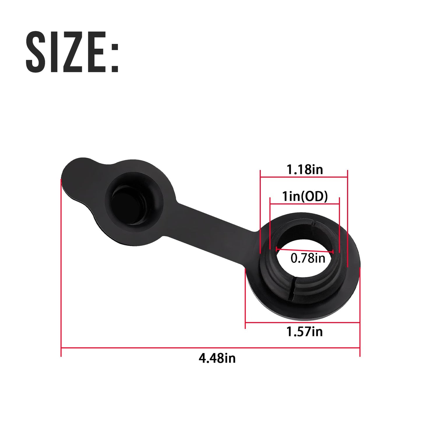 SeDeplacer 1inch Rubber Plug/Water Table Plug Compatible with Step 2 Pool, Fits for Big Splash Pool & Little Tikes Pools, Only for The Hole to Be Pluged is 1-Inch Wide