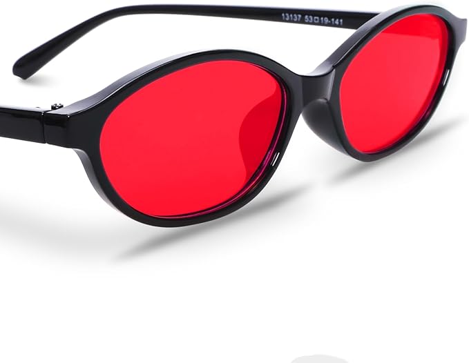GUVIVI Retro Oval Sunglasses for Women Chic Cat Eye 90s Sunnies Lightweight Narrow Shades Trendy UV protection Sun Glasses