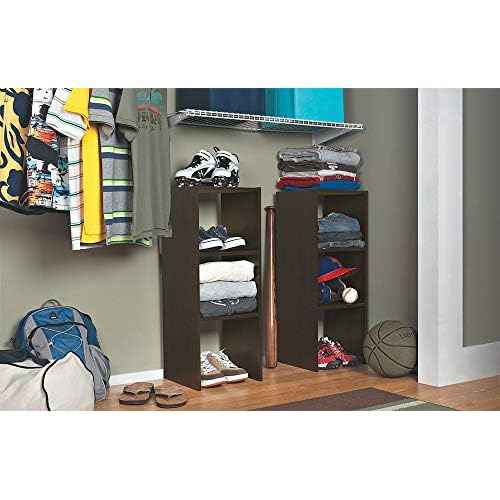 ClosetMaid 8956 Stackable 31-Inch Vertical Organizer, Espresso