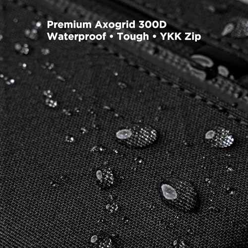 ALPAKA HUB Pouch Pro EDC Organizer - Small Tool Pouch for Electronics, Cables with YKK Zipper, Daily Use and Travel - Axogrid 300D Weatherproof UV Resistant Fabric