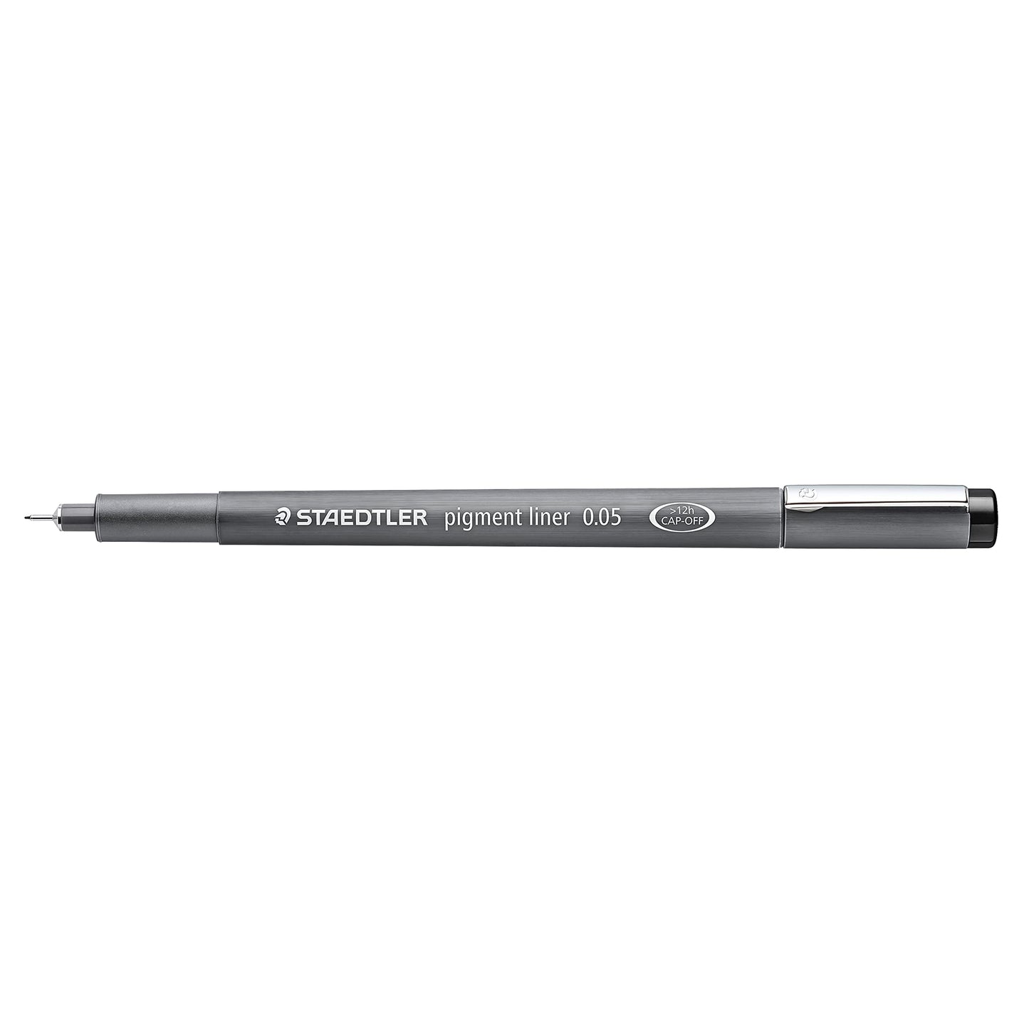 Staedtler Pigment Liner, Fineliner Pen for Drawing, Drafting, Journaling, 0.05mm, Black, Box of 5 Pens, 308 0059M