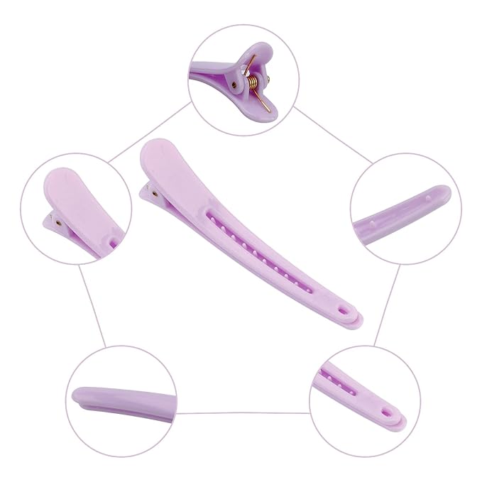 YISSION Hair Clips for Styling Sectioning, 12 PCS 3.1 Inch Alligator Hair Clips Hair Barrettes No Crease Duck Billed, Hair Styling Accessories for Women Girls