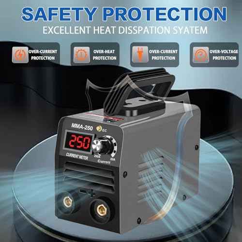 Super Mini Stick Welder Machine,110V 250A ARC Portable MMA Welding Machine for Beginners,Welding Machine with 10pcs Welding Rod Tools,IGBT Inverter Welder,Hot Start Arc Force Anti-stick (Gray)