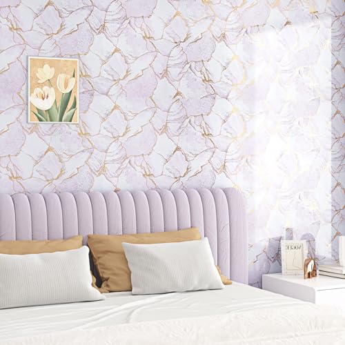 Gold Pink Marble Contact Paper for Countertops Glossy Waterproof Marble Wallpaper Peel and Stick Countertops for Kitchen Bathroom Wall Cabinet Self Adhesive Temporary Wall Counter Top Cover