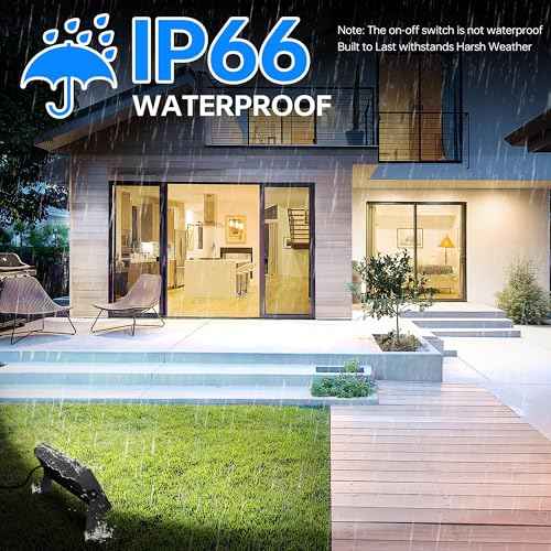 150W LED Shop Light, 18000LM 6000K Daylight White Super Brighter, IP66 Waterproof Garage Light with 10 FT Cord & On/Off Switch, Bay Lighting for Workshop Yard Garage Warehouse, 2 Pack