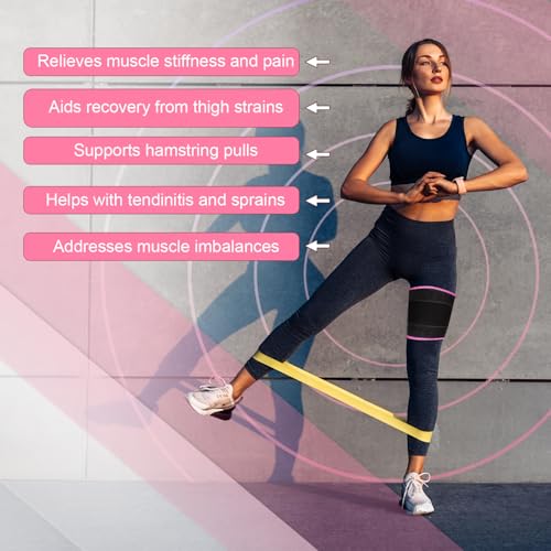 supregear Adjustable Thigh Brace - Hamstring Quad Wrap - Compression Sleeve Support for Pulled Groin Muscle, Sprains, Quadricep, Tendinitis, Sciatica Pain and Sports Recovery - Men, Women