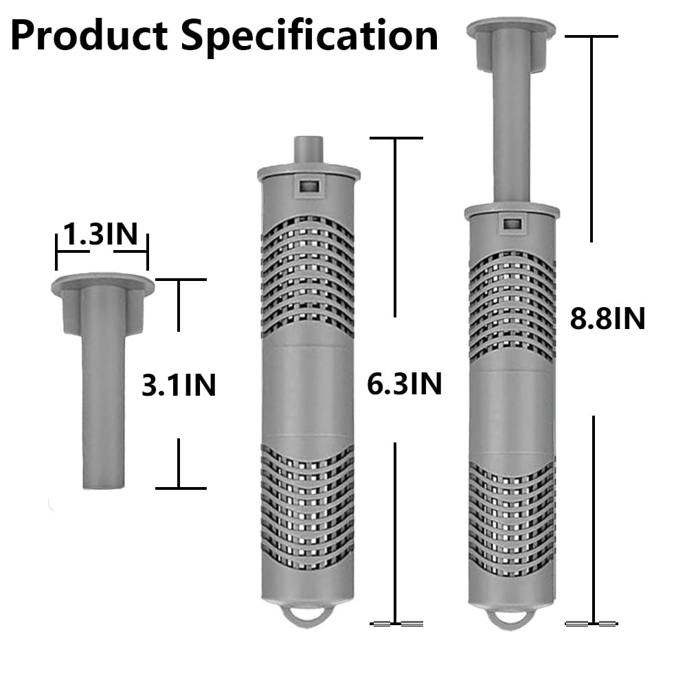 BFJOG Silver Ion Cartridge for Hot Springs Spa – Hot Tub Silver Ion Cartridge, Spa Mineral Sticks for Hot Tub, Ag+ Mineral Cartridge Compatible with Most Hot Tubs, 12-Month Crystal-Clear Water, 3-Pack