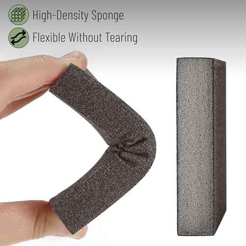 Bates- Sanding Sponge, 8 pcs, 120 Grit, Washable and Reusable, Sandpaper Block, Sanding Blocks for Wood, Sanding Pad, Drywall Sanding Block, Drywall Sanding Sponge