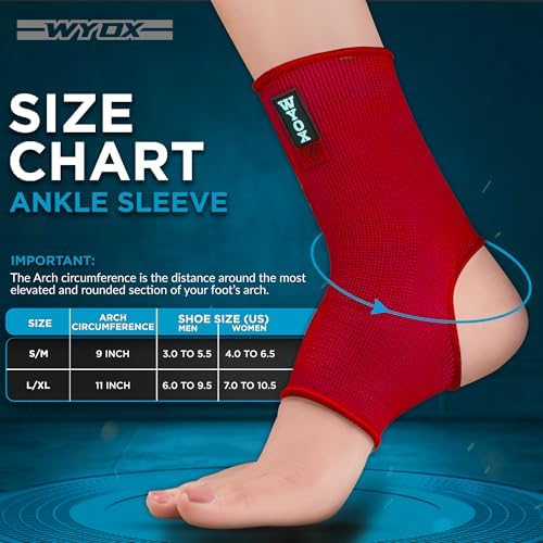 WYOX Women, Men, and Youth - Plantar Fasciitis Brace, Ankle Support Brace for Men, Workout and Sports Ankle, Perfect for Stability and Support in All Activities