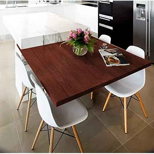 CiCiwind Contact Paper Wood Grain Wallpaper Red Brown Wall Paper Peel and Stick Removable Self Adhesive Thicken Textured Decoral Cabinets Drawer Countertop Waterproof Easy to Clean 78.7¡±x17.7¡±