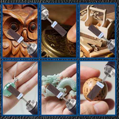 12pcs 400-2000 Grit Sanding Drums for Dremel Rotary Tool, Rotary Tool Bits Sander Set Bands Mandrels for Wood Plastic Metal Grinding Polishing