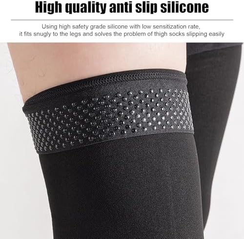 20-30 mmHg Thigh High Compression Socks for Women and Men,Toeless Compression Stockings,Leg Compression Sleeve,Varicose Veins Treatment,Over the Knee Compression Socks for Travel Flight Pregnant.