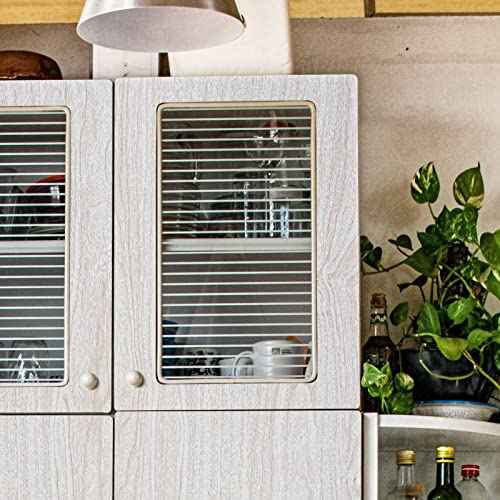 White Wood Contact Paper for Cabinets/Drawers Wood Grain Peel and Stick Wallpaper for Furniture Kitchen Shelf Liner Self-Adhesive Wallpaper Vinyl Waterproof Easy to Install/Clean17.7inW 630inL