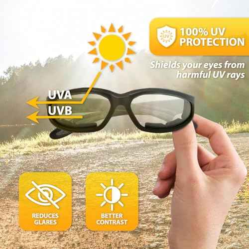 Global Vision Eyewear Hercules Anti-fog Safety Glasses with EVA Foam 2 Pair 1.5 Bifocal (1 Clear, 1 Smoke)