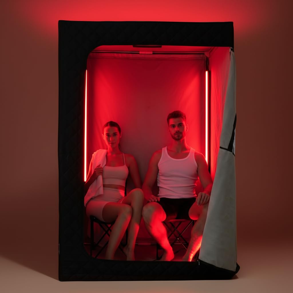 Lucear Red Light for Sauna 660nm and 850nm Infrared Therapy Panel for Portable Sauna Accessories