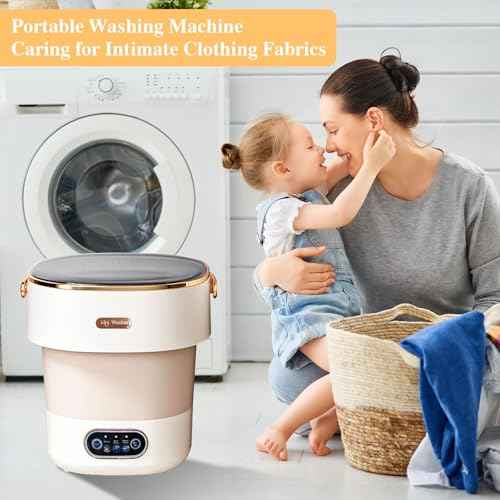 Portable Washing Machine,Mini Washer 16L Upgraded With Spin Basket,Small Clothes Folding Washing Machine Of Underwear, Baby And Small Clothes,Suitable For Home Apartments Dormitories, Hotels Khaki