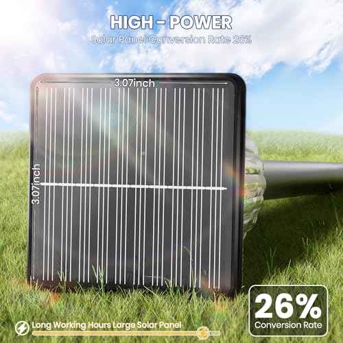 HIGH-POWER 2-in-1 Warm&Cold,3000/12000K 6 Pack Solar Pathway Lights,SUPER BRIGHT Solar Lights Outdoor IP65 Waterproof ,Up to 28 Hrs Solar Walkway Lights for Yard,Patio,Landscape,Sidewalk,Driveway,Lawn