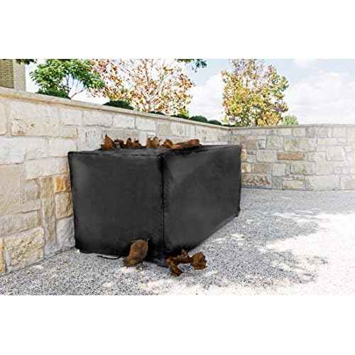 Sturdy Covers Deck Box Defender Cover - All-Season Outdoor Deck Box Cover (Black, Medium)