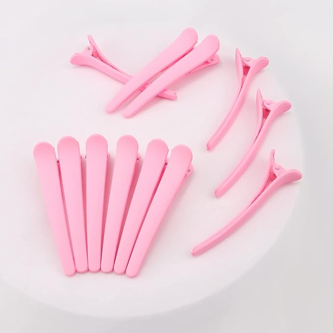 YISSION 12 PCS Hair Clips for Styling Sectioning, 3.1 Inch Matte Alligator No Crease Duck Billed Hair Clips, Hair Barrettes for Women Girls