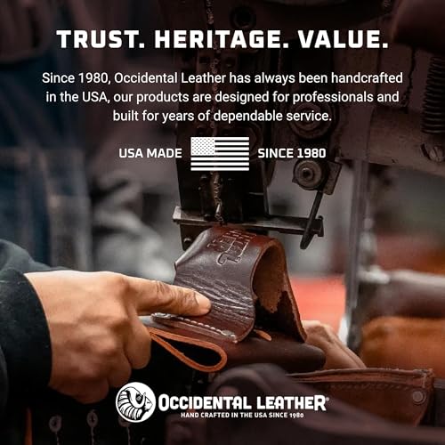 Occidental Leather Clip-On Pouch - Fits Up to 2¡± Work Belt - Made in USA