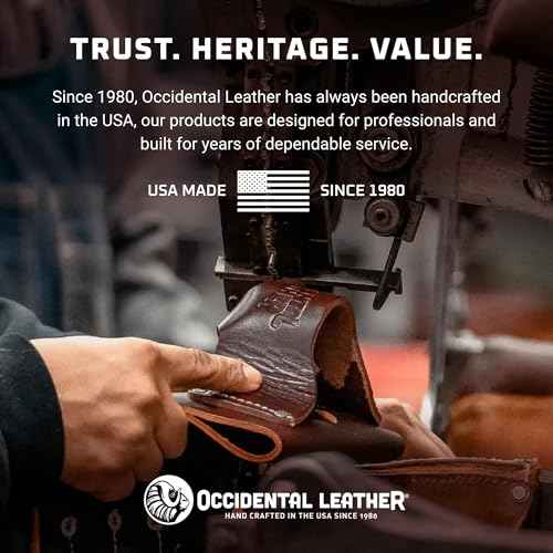 Occidental Leather Nylon Universal Bag - Black - 1 Pocket - Durable, Compact Design - Made in USA