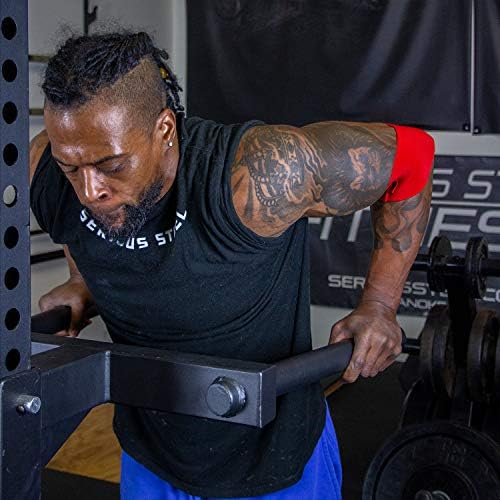 SERIOUS STEEL FITNESS Compression Cuff | Arm, Bicep, Calf and Elbow Compression Sleeve (SINGLE)