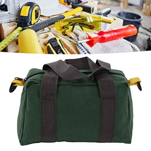 Tool Bag, Wideangle Tool Bag, Waterproof, Strong Carrying Capacity, Widened Large Zipper, Widely Used for Wood Screwdrivers (41cm/16in)