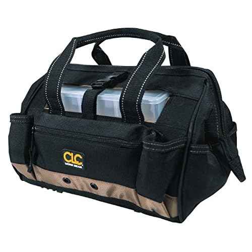 CLC Custom Leathercraft 1533 12" Tote Bag with Top Plastic Tray