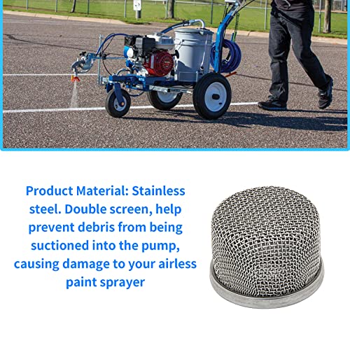 181073 or 181-073 Inlet Strainer Screen Filter with 1/2" NPT Thread Stainless Steel for Airless Paint Sprayer 455 495 Ultra 500 Ultra Max 695