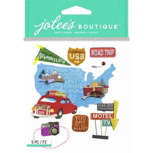 Jolee's Boutique Dimensional Stickers, Road Trip