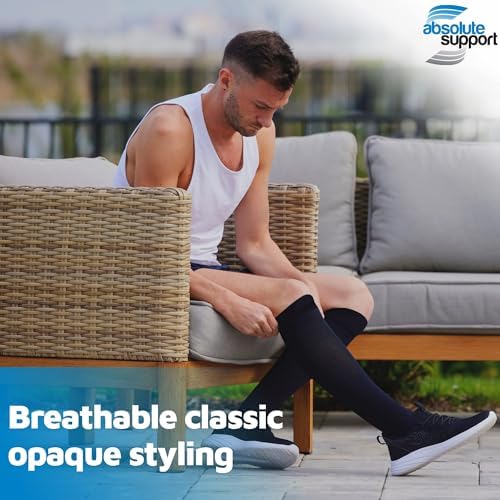 ABSOLUTE SUPPORT 20-30mmHg Medical Compression Socks for Men and Women, Support for Variose Veins, Swelling, A501