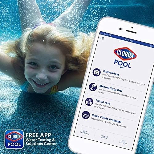 Clorox® Pool&Spa™ Swimming Pool Scale, Metal & Stain Control, Prevents Metal Stains and Scale Formation, Removes Metal Stains, 1 Quart (Pack of 1)
