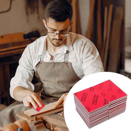 24 Pcs 320-2500 Grit Sanding Sponge Set, Ultra Fine Foam Sanding Pads, Wet Sanding Paper, Sanding Sponges for Wood, Drywall Sanding Sponge, Soft Foam Sand Block for Model, Metal, Furniture Polishing