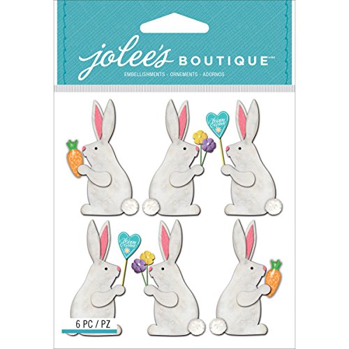 Jolees Boutique Dimensional Stickers, Easter Bunnies