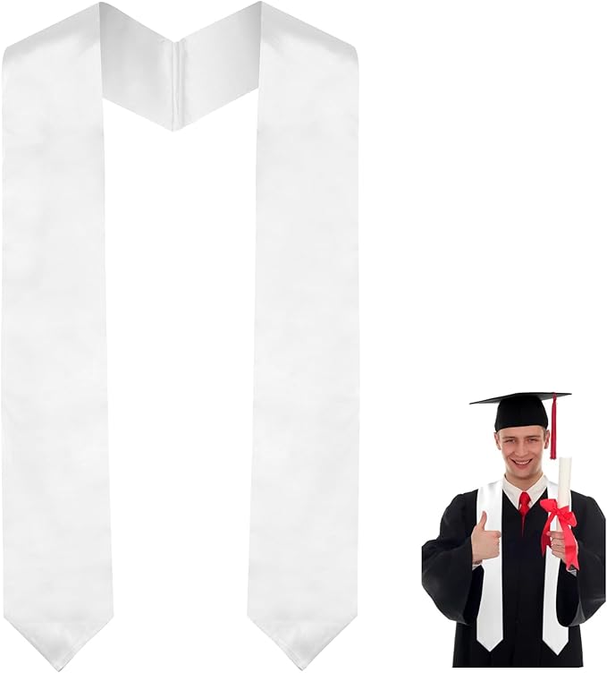 Graduation Stole Graduation Sash Unisex Adults Class of 70'' Stoles for Academic and Choral Ceremony