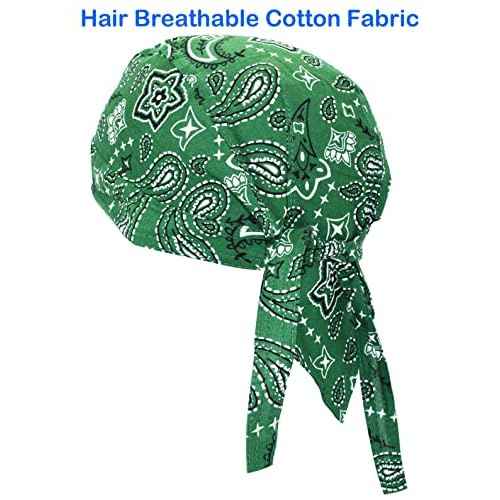 Cotton Doo Rags Skull Beanie Hat Bandana Motorcycle Dew Rag Hard Hats Liner Welder Chef Do Rags for Men and Women